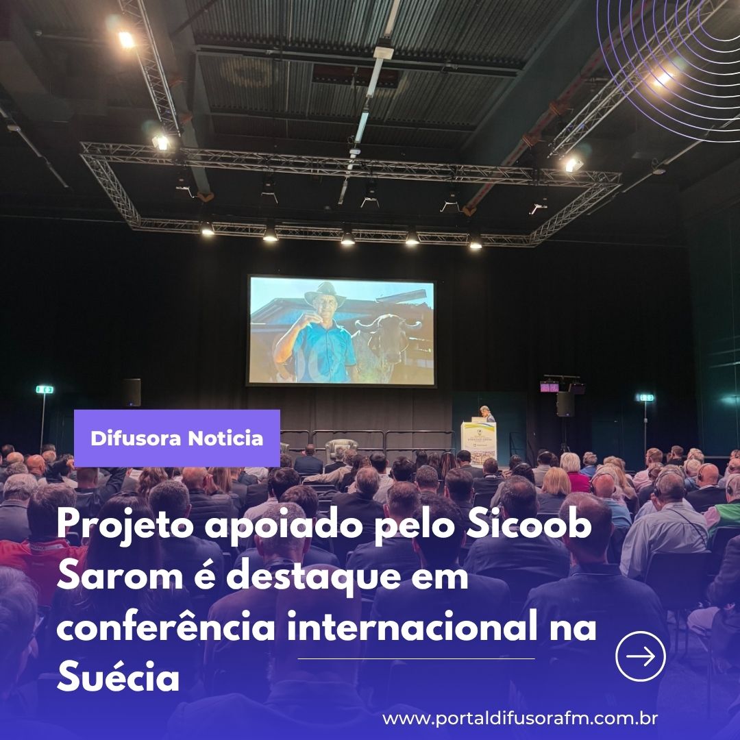 Projeto apoiado pelo Sicoob Sarom é destaque em conferência internacional na Suécia